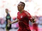 Bóng đá anh, ngoại hạng anh, lịch thi đấu euro 2012, Bayern 4-0 Hertha: "Con quỷ" Ribery hủy diệt Hertha
